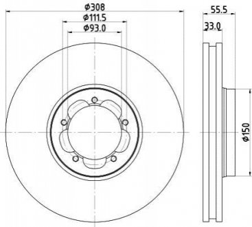 Сетчатый фильтр, впускной провод масляного насоса HELLA 8DD 355 123-131 (фото 1)