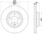 Диск гальмівний pro high carbon перед. лівий audi q7/vw touareg/porsce cayenne 3.0tdi-6.0tdi 09.02- HELLA 8DD 355 128-061 (фото 4)