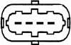 Расходомер воздуха (4 pin, модуль) IVECO DAILY IV, MASSIF, ALFA ROMEO 159, BRERA, SPIDER, CITROEN JUMPER II, FIAT CROMA, DUCATO, LANCIA THESIS, PEUGEOT BOXER, SAAB 9-3, 9-3X 1.9D-. HELLA 8ET009149281 (фото 3)