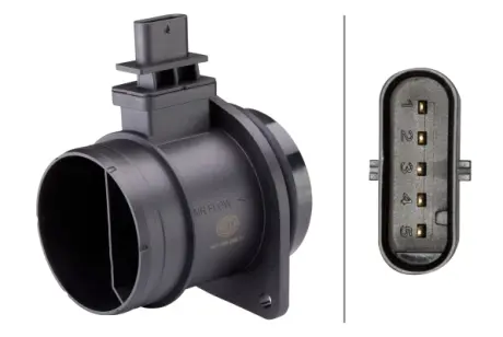 Расходомер воздуха (5 pin, модуль) MINI (R56), (R57), (R58), (R59), CLUBMAN (R55) 1.6 11.07-05.15 HELLA 8ET358095711
