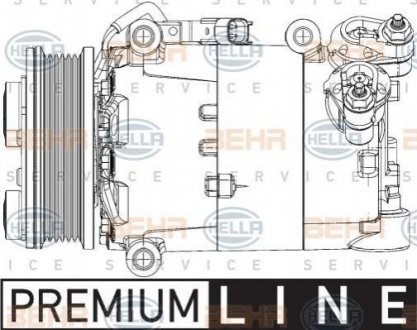 Компресор, кондиціонер HELLA 8FK 351 334-431