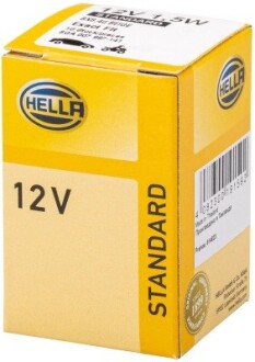 Автолампа behr bax bx8, 4d 1,5 w прозрачна HELLA 8GA007997-141