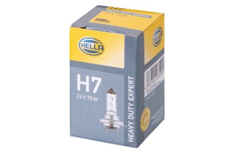 Автолампа behr heavy duty h7 px26d 70 w прозора HELLA 8GH007157231