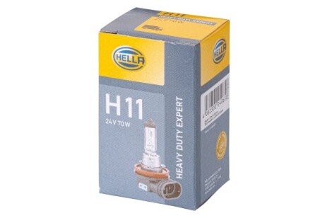 Автолампа behr heavy duty h11 pgj19-2 70 w прозора HELLA 8GH008358251