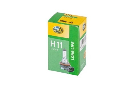 Автолампа behr lifetime long life h11 p14,5s 55 w HELLA 8GH223498351