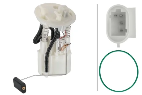 Электрический топливный насос (модуль) renault laguna i, megane i, megane i classic, megane i coach, megane ii, megane scénic e7j624-n7q704 HELLA 8TF358106831