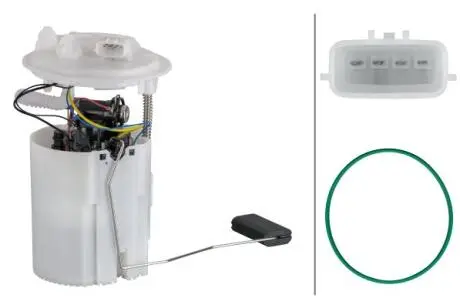 Насос топливный renault fluence/megane iii, с прокладкой HELLA 8TF358106871