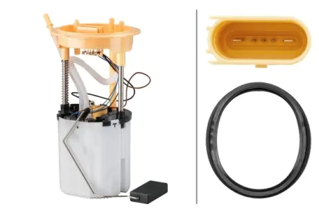 Электрический топливный насос (модуль) AUDI A3, TT, SEAT ALTEA XL, SKODA OCTAVIA I, OCTAVIA II, SUPERB II, YETI, VW GOLF V, GOLF VI AXR-DGCA HELLA 8TF358146631