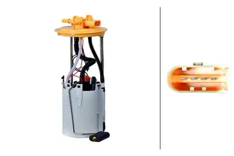 Топливный насос, Электрический топливный насос (модуль) MERCEDES SPRINTER 2-T (B901, B902), SPRINTER 3,5-T (B906), SPRINTER 3-T (B903) 2.1D-2.9D 01.95-12.19 HELLA 8TF358303871