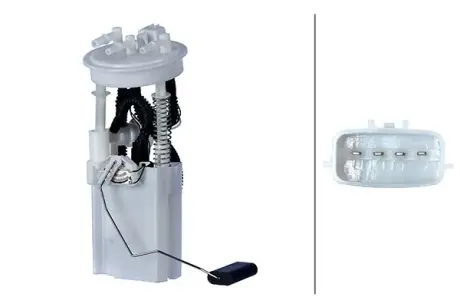 Топливный насос, Электрический топливный насос (модуль) NISSAN QASHQAI I 1.5D-2.0D 11.06-04.14 HELLA 8TF358303951