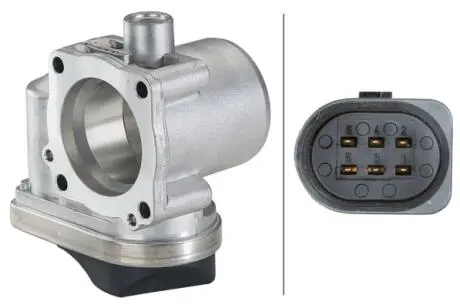 Дроссельная заслонка 1.4MPI 16V, 1.6MPI 16V VW Polo 02-09, Golf IV 97-03, Lupo 98-05, Bora 98-13, Polo 94-01; SKODA Fabia I 99-07; SEAT Ibiza 02-09, Cordoba 02-09, Толедо II 99-04, Леон 99-05 HELLA 8UK007623-371