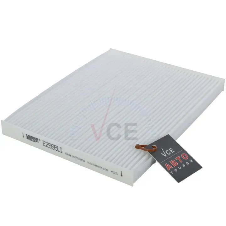 Фільтр, повітря у внутрішньому просторі HENGST FILTER E2995LI (фото 1)