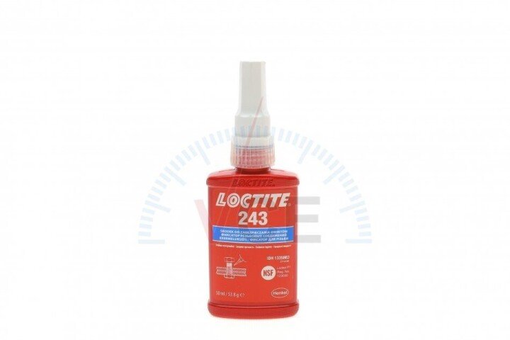 LOCTITE 243 BO 50ML фиксатор резьбы (синий) (средней прочности), макс. диаметр резьбы М36 Henkel 1335863 (фото 1)