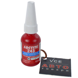 LOCTITE 243 BO 10ML фіксатор різьблення (синій) (середньої міцності), макс. діаметр різьби М36 Henkel 1918989