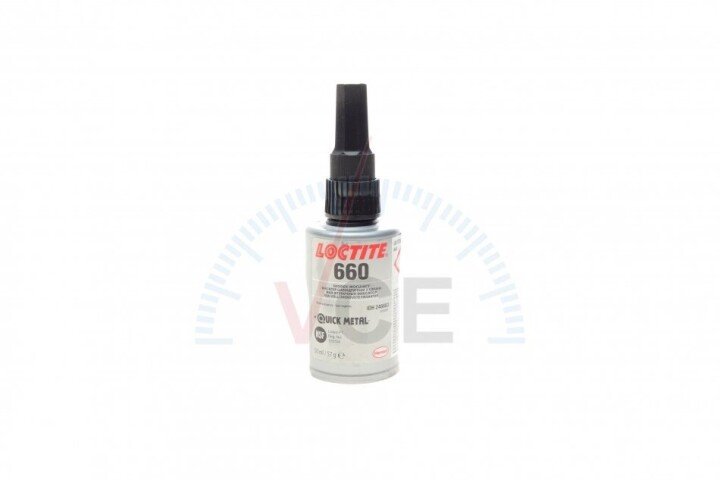 LOCTITE 660 ACC50ML фиксатор резьбы (серый) (высокой фиксации) (зазор до 0.5мм) Henkel 246683 (фото 1)