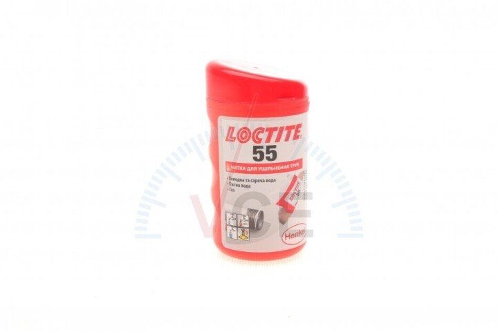 LOCTITE 55 48X160M UA герметик для фланцев (черный) (устойчивый к маслу/прем. металл/пластик) Henkel 2663209 (фото 1)