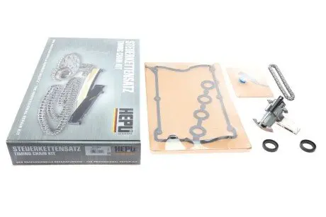 Комплект цепи грм vw passat 1.8t -05 (+комплект прокладок крышки клапанов) HEPU 21-0303