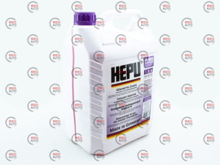Антифриз фіолетовий 5л G-12+ Plus концентрат (1:1 -37C) HEPU P999-12PLUS-005 (фото 1)