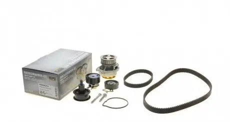 Комплект грм + насос vw golf/caddy iii 1.4i 06-10/skoda octavia 04-13 (130x20/58x17) HEPU PK05572