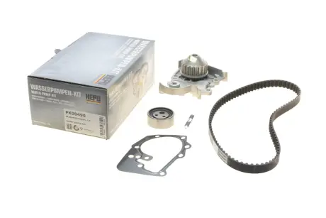 Водяной насос + комплект зубчатого ремня HEPU PK08490