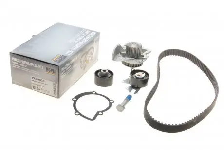 Набір ГРМ, пас+ролик+помпа HEPU PK09020