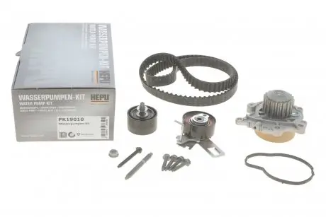 Комплект ГРМ (ремінь + ролик + водяний насос) DS DS 3 / DS 3, DS 4 II, DS 7 CITROEN BERLINGO, BERLINGO/MINIVAN, C3 / C3 ORIGIN III, C3 AIRCROSS II, C4 CACTUS, C4 III 1.2-Electric 09.14- HEPU PK19010