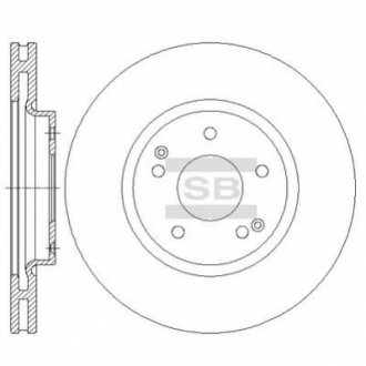 Тормозной диск Hi-Q SD3042