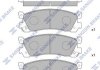 Комплект гальмівних колодок, дискове гальмо Hi-Q SP1060-R (фото 1)