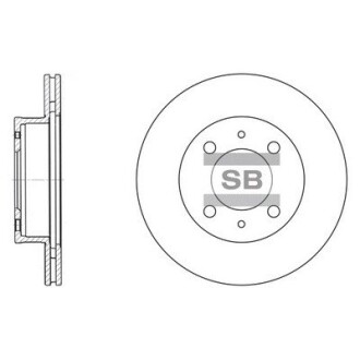 Диск гальмівний Hi-Q SD1010