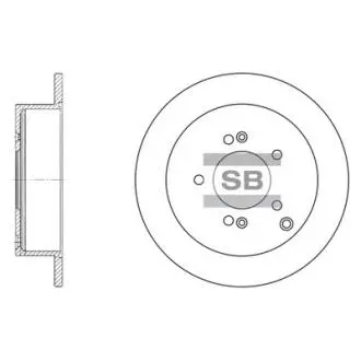 Тормозной диск Hi-Q SD1052