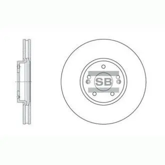 Тормозной диск Hi-Q SD1053