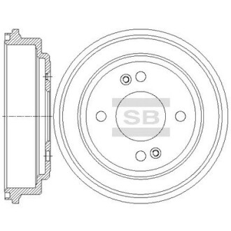 Тормозной диск Hi-Q SD1078 (фото 1)