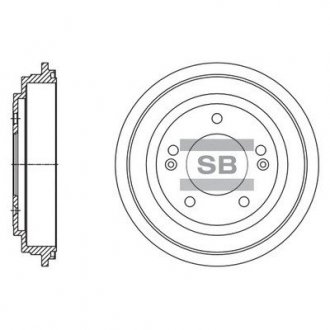 Тормозной диск Hi-Q SD1130 (фото 1)