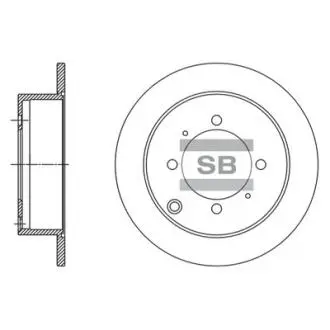Гальмівний диск Hi-Q SD1138
