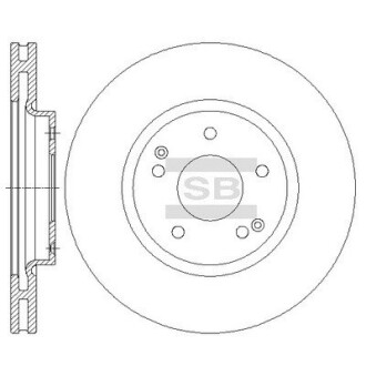 Тормозной диск Hi-Q SD3042