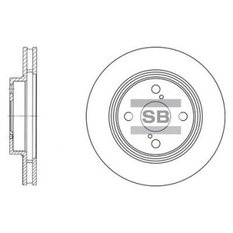 Гальмівний диск Hi-Q SD4006