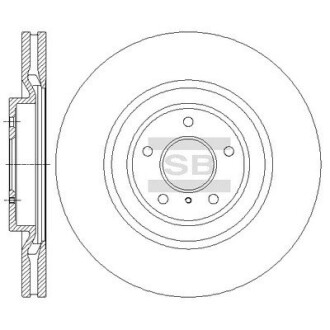 Диск тормозной Hi-Q SD4228