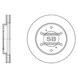 Гальмівний диск передній Hi-Q SD4311