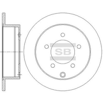 Диск гальмівний Hi-Q SD4333