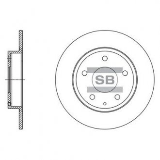 Гальмівний диск Hi-Q SD4422