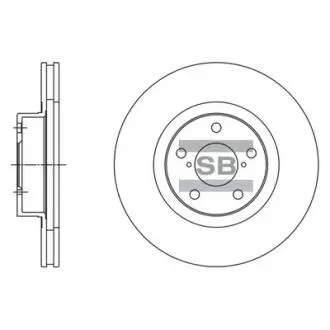 Тормозной диск Hi-Q SD4702