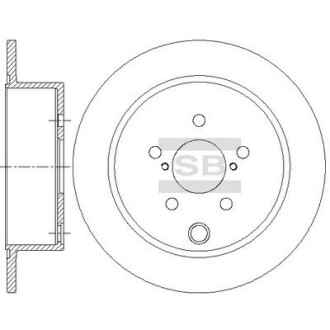 Диск тормозной Hi-Q SD4708