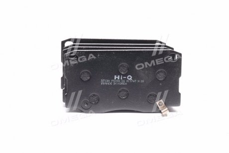 Комплект тормозных колодок, дисковый тормоз Hi-Q SP1080 (фото 1)