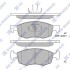 Комплект гальмівних колодок, дискове гальмо Hi-Q SP1198 (фото 1)