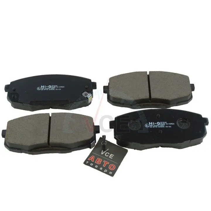 Колодки тормозные передние дисковые KIA CEE&#039;D 12-,CEE&#039;D SW (ED) 07-12,K3 II седан (TD) 09-,CARENS II (FJ) 02 Hi-Q SP1240 (фото 1)