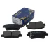 Комплект тормозных колодок, дисковый тормоз Hi-Q SP1401 (фото 3)