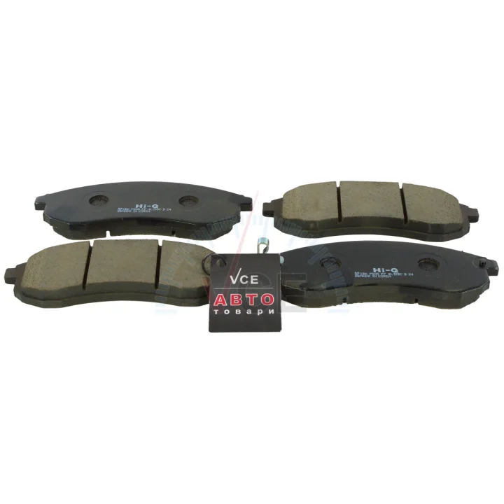 Комплект тормозных колодок, дисковый тормоз Hi-Q SP1602 (фото 1)