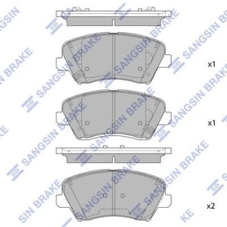 Колодки тормозные Hi-Q SP1842