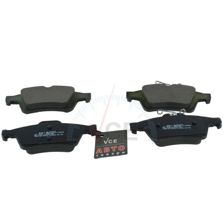 Комплект тормозных колодок, дисковый тормоз Hi-Q SP2091 (фото 1)