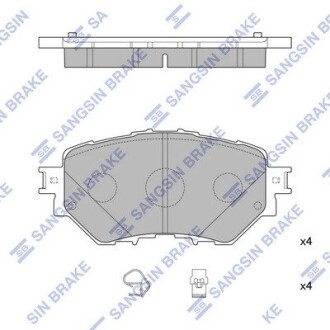 Гальмівні колодки Hi-Q SP4123